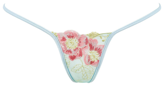 Lucky Cheeks String Blooming Sky von Lucky Cheeks – Eleganter, zarter String in Blooming Sky